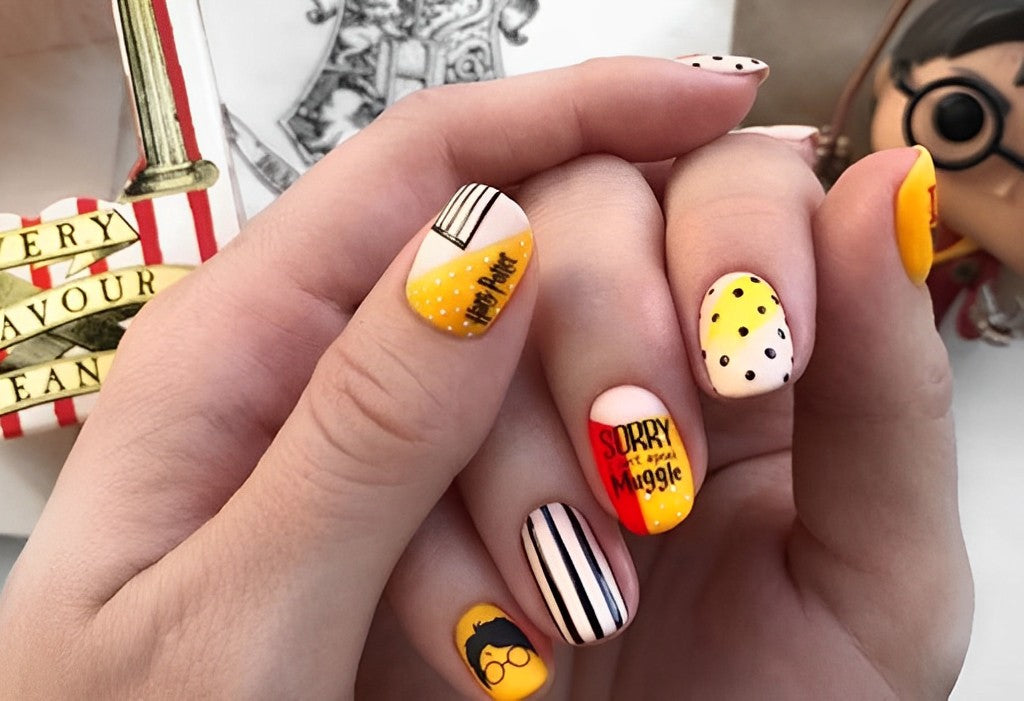 Harry Potter-Themed Nail Art