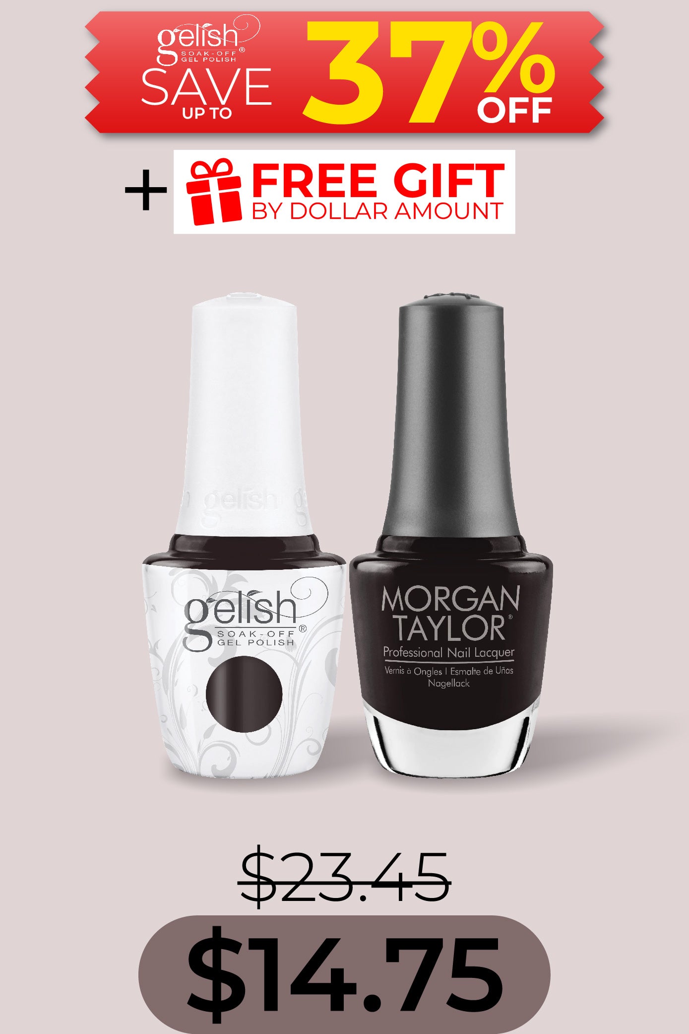  Gelish and Morgan Taylor Gel and Nail Polish Duos