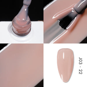 Jelly Gel Polish Colors - Lavis J03-22 - Bare With Me Collection by LAVIS NAILS sold by DTK Nail Supply