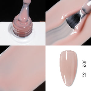 Jelly Gel Polish Colors - Lavis J03-32 - Bare With Me Collection by LAVIS NAILS sold by DTK Nail Supply