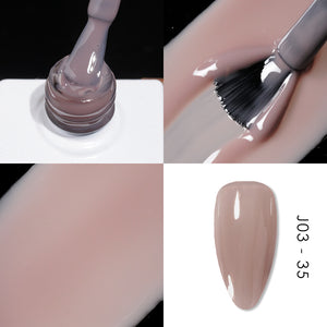 Jelly Gel Polish Colors - Lavis J03-35 - Bare With Me Collection by LAVIS NAILS sold by DTK Nail Supply
