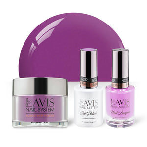 LAVIS 3 in 1 - 032 Sugar Plum - Acrylic & Dip Powder, Gel & Lacquer by LAVIS NAILS sold by DTK Nail Supply