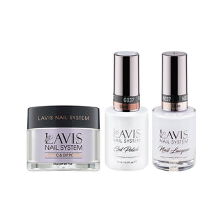  LAVIS 3 in 1 - 037 Ubae - Acrylic & Dip Powder, Gel & Lacquer by LAVIS NAILS sold by DTK Nail Supply