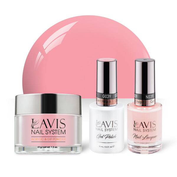 LAVIS 3 in 1 - 039 Can't Help It - Acrylic & Dip Powder, Gel & Lacquer by LAVIS NAILS sold by DTK Nail Supply