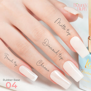 LDS Rubber Base Gel - RB-04 - GEL POLISH 0.5 OZ - Bouncy Blush Collection by LDS sold by DTK Nail Supply