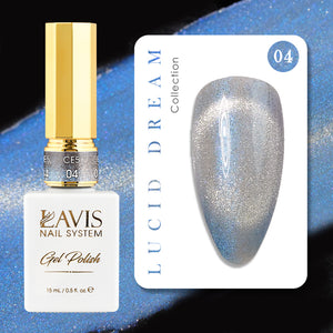 LAVIS Cat Eyes CE5 (Ver1) - Set 12 Gel Polish 0.5 oz - Lucid Dream Collection