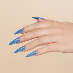 LAVIS 3 in 1 - 052 Lesson Blue - Acrylic & Dip Powder, Gel & Lacquer by LAVIS NAILS sold by DTK Nail Supply