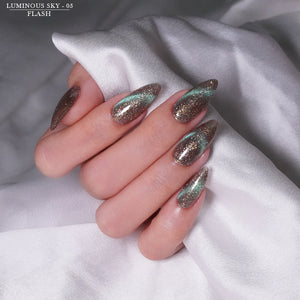 LAVIS Cat Eyes CE13 - Set 12 Colors - Gel Polish 0.5 oz - Luminous Sky Collection by LAVIS NAILS sold by DTK Nail Supply