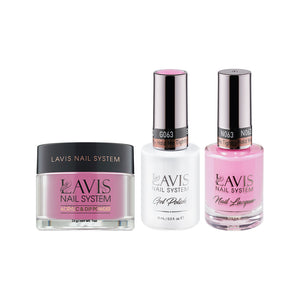 LAVIS 3 in 1 - 063 Hold Me Tightly - Acrylic & Dip Powder, Gel & Lacquer by LAVIS NAILS sold by DTK Nail Supply
