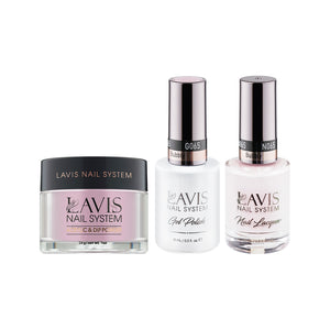 LAVIS 3 in 1 - 065 Bubbly - Acrylic & Dip Powder, Gel & Lacquer by LAVIS NAILS sold by DTK Nail Supply