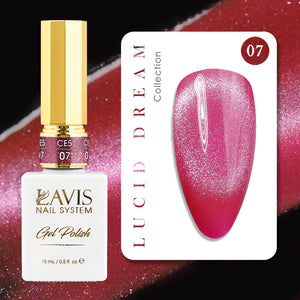 LAVIS Cat Eyes CE5 (Ver1) - Set 12 Gel Polish 0.5 oz - Lucid Dream Collection