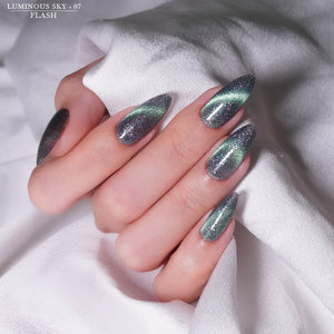 LAVIS Cat Eyes CE13 - Set 12 Colors - Gel Polish 0.5 oz - Luminous Sky Collection by LAVIS NAILS sold by DTK Nail Supply