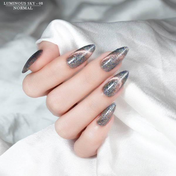 LAVIS Cat Eyes CE13 - Set 12 Colors - Gel Polish 0.5 oz - Luminous Sky Collection by LAVIS NAILS sold by DTK Nail Supply