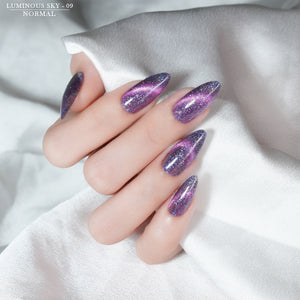 LAVIS Cat Eyes CE13 - Set 12 Colors - Gel Polish 0.5 oz - Luminous Sky Collection by LAVIS NAILS sold by DTK Nail Supply