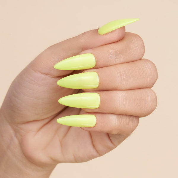 LAVIS 3 in 1 - 090 Neon Banana - Acrylic & Dip Powder, Gel & Lacquer by LAVIS NAILS sold by DTK Nail Supply