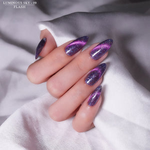 LAVIS Cat Eyes CE13 - Set 12 Colors - Gel Polish 0.5 oz - Luminous Sky Collection by LAVIS NAILS sold by DTK Nail Supply