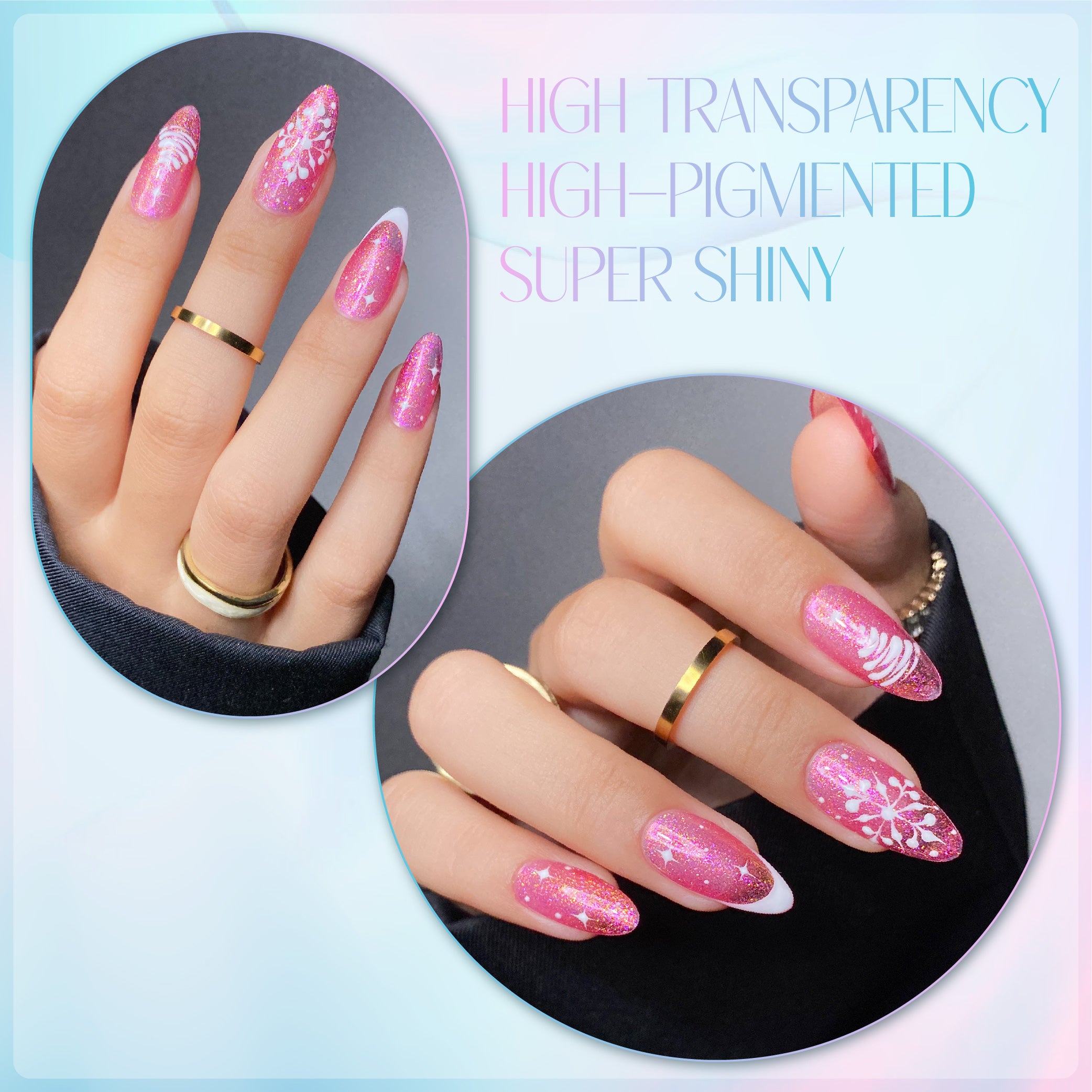 LAVIS MM12 - Gel Polish 0.5oz - Mermaid Lagoon Glitter Collection by LAVIS NAILS sold by DTK Nail Supply