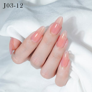Jelly Gel Polish Colors - Lavis J03-12 - Bare With Me Collection by LAVIS NAILS sold by DTK Nail Supply