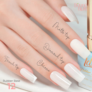 LDS Rubber Base Gel - RB-12 - GEL POLISH 0.5 OZ - Bouncy Blush Collection by LDS sold by DTK Nail Supply