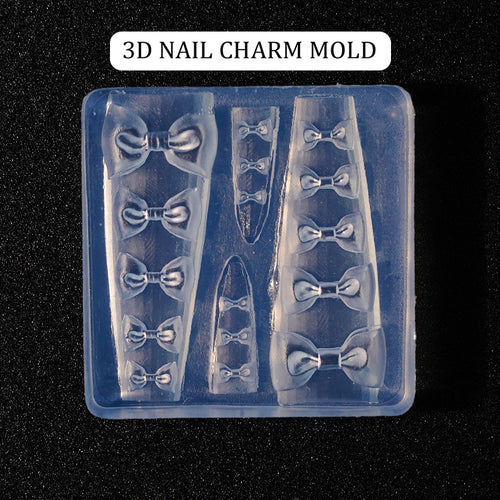 3D Nail Charm Mold 1 - 16 Bows