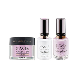  LAVIS 3 in 1 - 134 Free Spirit - Acrylic & Dip Powder, Gel & Lacquer by LAVIS NAILS sold by DTK Nail Supply