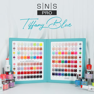 SNS Pro Dipping & Acrylic Powder - Set 144 Colors - Tiffany Blue Collection