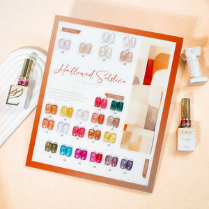 LAVIS Cat Eyes C13 - Set 24 Colors - Gel Polish 0.5 oz - Hallowed Solstice Collection