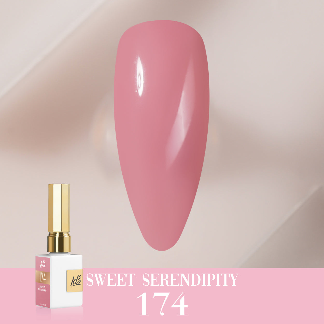 LDS Color Craze Gel Nail Polish - 174 Sweet Serendipity - 0.5oz by LDS COLOR CRAZE sold by DTK Nail Supply