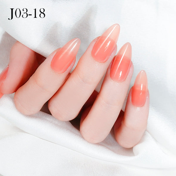 Jelly Gel Polish Colors - Lavis J03-18 - Bare With Me Collection by LAVIS NAILS sold by DTK Nail Supply