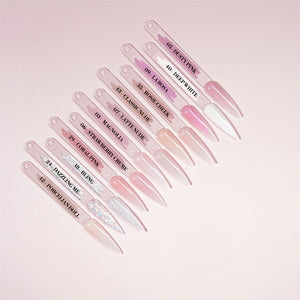 LAVIS ACRYLIC COVER 48 Colors 1.5oz by LAVIS NAILS sold by DTK Nail Supply