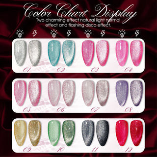  LAVIS Cat Eyes CE2 - 09 - Gel Polish 0.5 oz - Under The Sea Collection by LAVIS NAILS sold by DTK Nail Supply