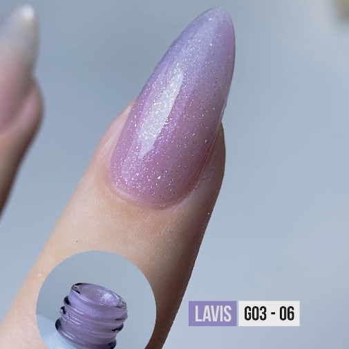 LAVIS 06 (G03-ver2) - Gel Polish 0.5 oz - Bridal Party Glitter Collection