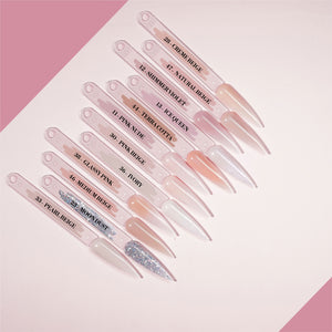 LAVIS ACRYLIC COVER 48 Colors 1.5oz by LAVIS NAILS sold by DTK Nail Supply