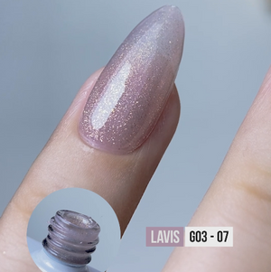 LAVIS 07 (G03-ver2) - Gel Polish 0.5 oz - Bridal Party Glitter Collection