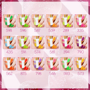 LDS Color Craze Gel Nail Polish - 573 School Bus - 0.5oz