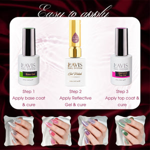 LAVIS Cat Eyes CE2 - Gel Polish 0.5 oz - Under The Sea Collection by LAVIS NAILS sold by DTK Nail Supply