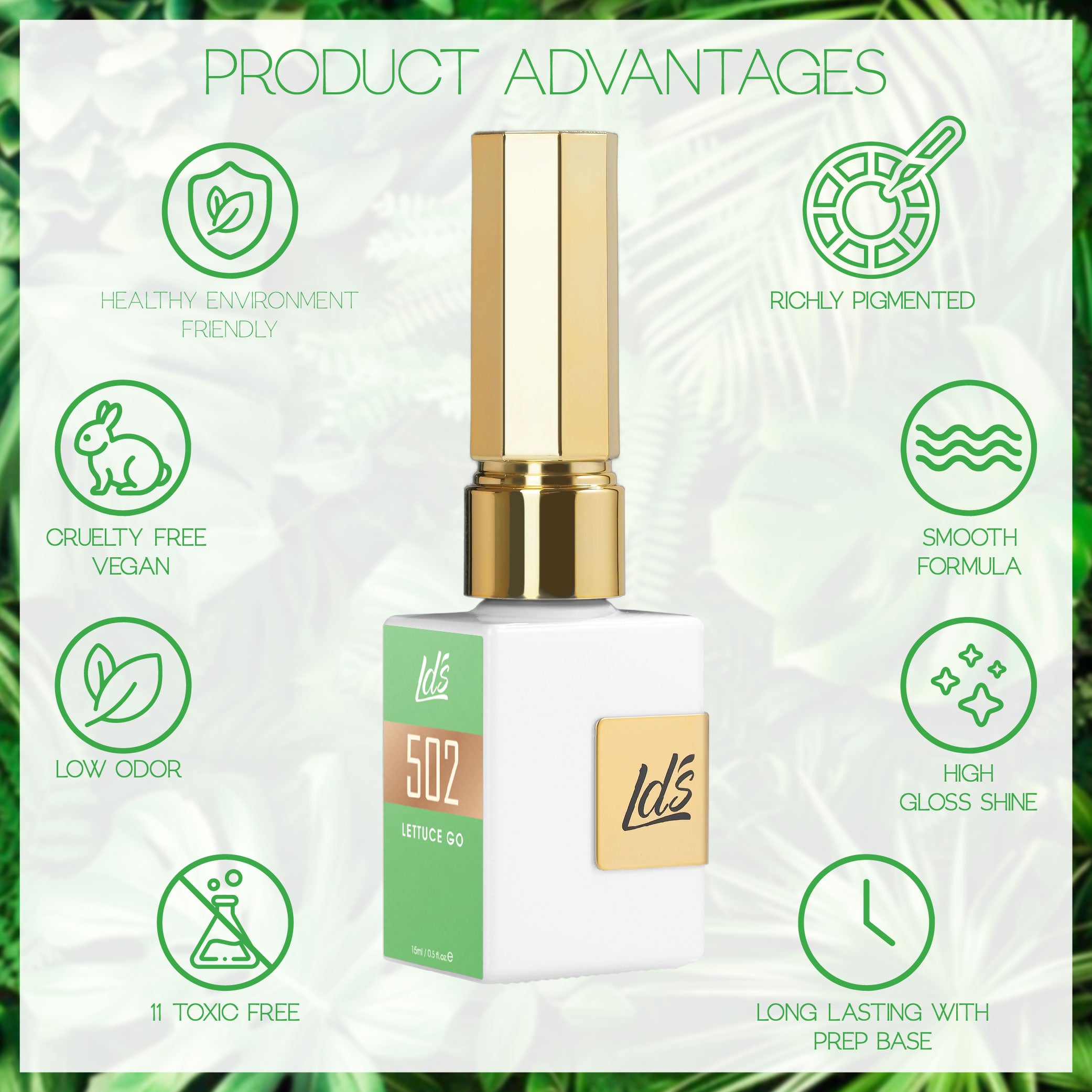 LDS Set of 36 Gel Polish (0.5oz) - Spring 2 - Coastal Villa Collection