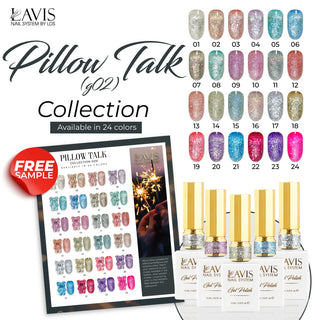 LAVIS Glitter G02 - Gel Polish 0.5 oz - Pillow Talk Collection