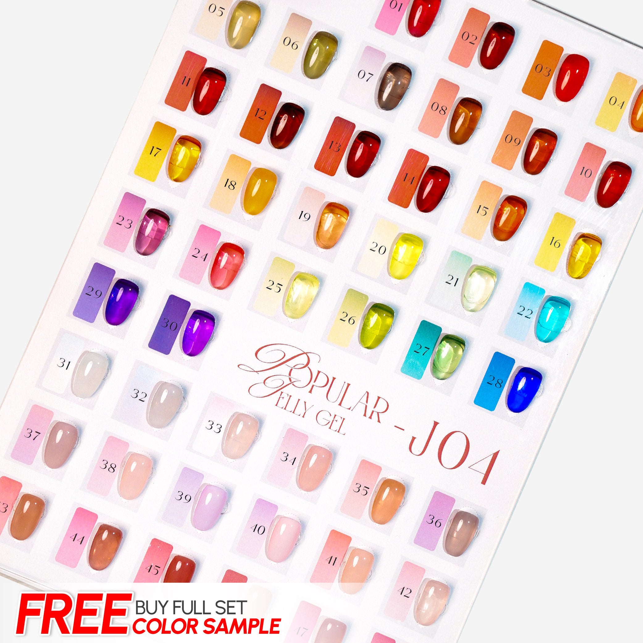 LDS Color Craze Gel Nail Polish - Set J04 - 0.5oz