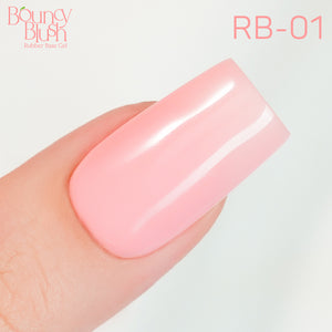 LDS Rubber Base Gel - RB-01 - GEL POLISH 0.5 OZ - Bouncy Blush Collection by LDS sold by DTK Nail Supply