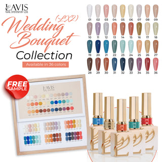  LAVIS LX2 - Set 36 Color - Gel Polish 0.5 oz - Wedding Bouquet Collection by LAVIS NAILS sold by DTK Nail Supply