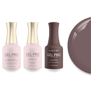 Kiara Sky Gel Pro Polish - HEMA-Free Rubber Base - High-Shine Non-Wipe Top Coat - 020 Fawn Over Me