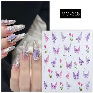 3D Nail Art Stickers MO-218