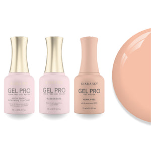 Kiara Sky Gel Pro Polish - HEMA-Free Rubber Base - High-Shine Non-Wipe Top Coat - 022 Fuzzy Feelings