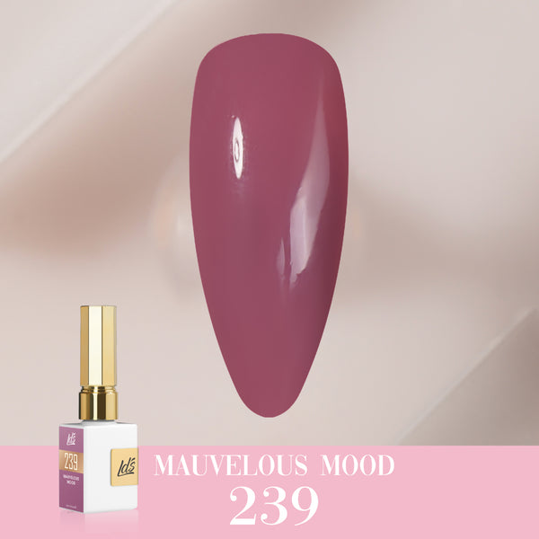 LDS Color Craze Gel Nail Polish - 239 Mauvelous Mood - 0.5oz by LDS COLOR CRAZE sold by DTK Nail Supply