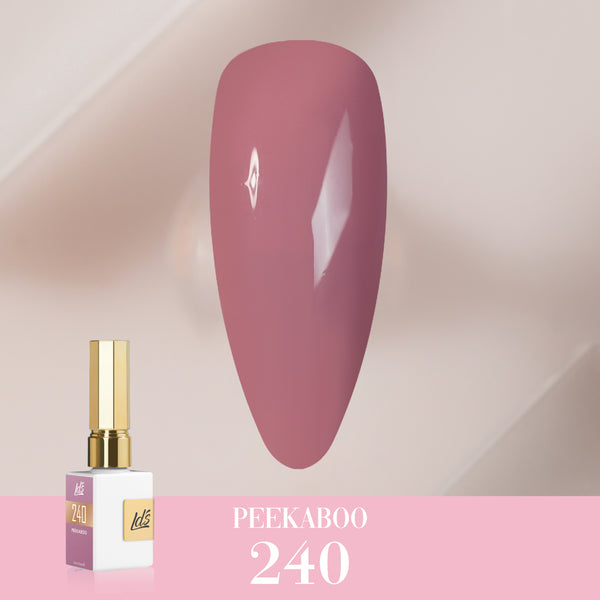 LDS Color Craze Gel Nail Polish - 240 Peekaboo - 0.5oz by LDS COLOR CRAZE sold by DTK Nail Supply