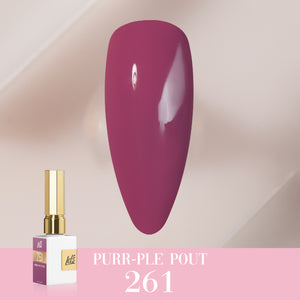 LDS Color Craze Gel Nail Polish - 261 Purr-ple Pout - 0.5oz by LDS COLOR CRAZE sold by DTK Nail Supply
