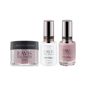 LAVIS 3 in 1 - 266 Bare - Acrylic & Dip Powder, Gel & Lacquer by LAVIS NAILS sold by DTK Nail Supply
