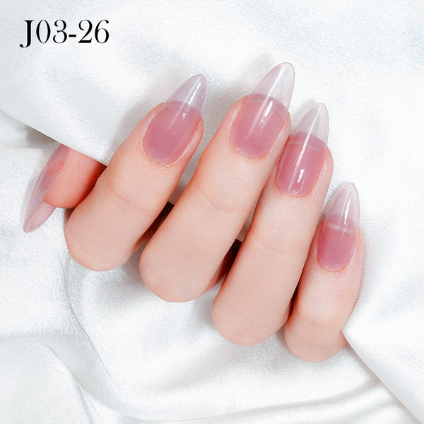 Jelly Gel Polish Colors - Lavis J03-26 - Bare With Me Collection by LAVIS NAILS sold by DTK Nail Supply