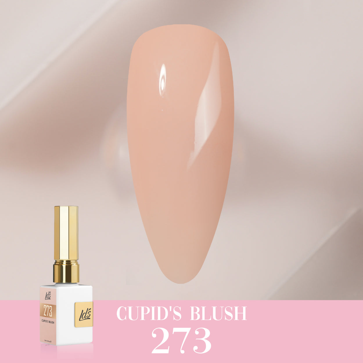 LDS Color Craze Gel Nail Polish - 273 Cupid's Blush - 0.5oz by LDS COLOR CRAZE sold by DTK Nail Supply